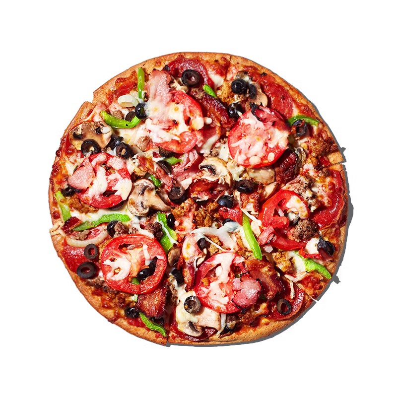 Mellow Mushroom Gluten-Free House Special pizza
